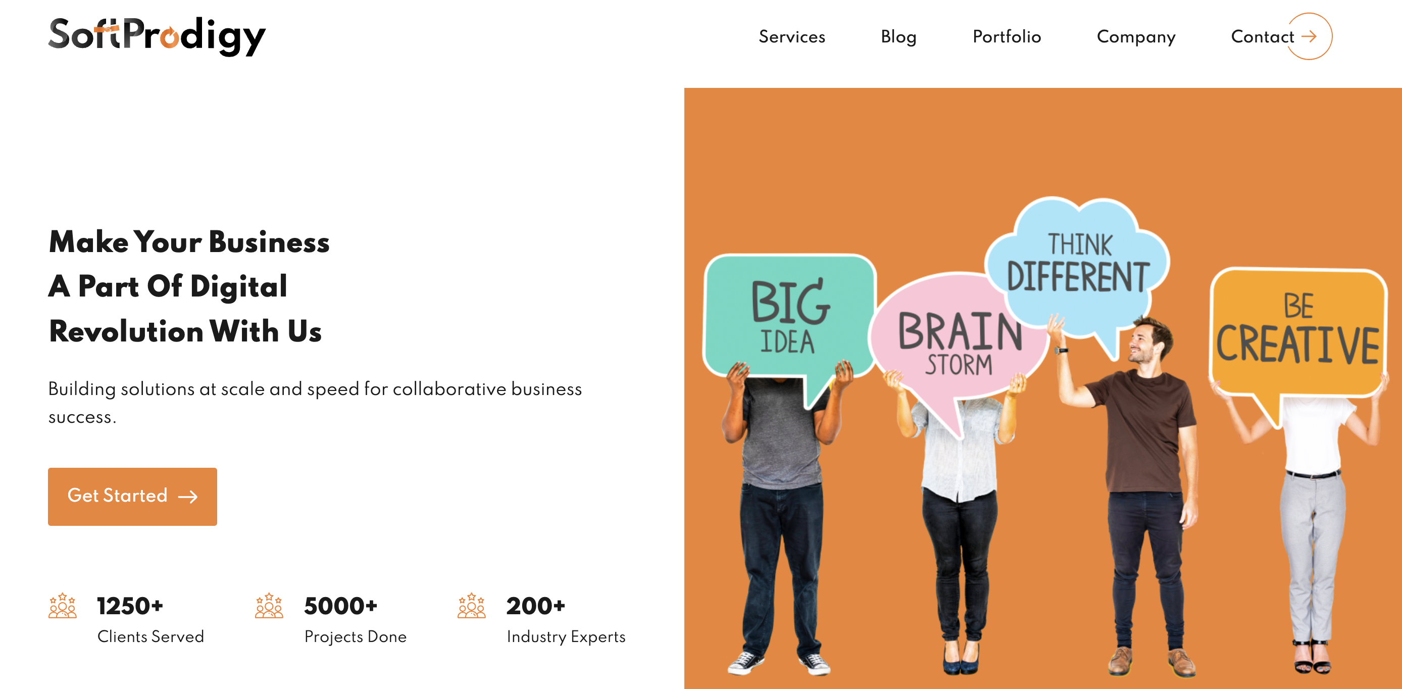 Softprodigy Homepage
